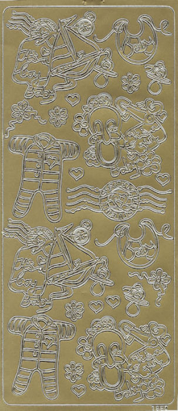 Sticker It´s a boy/It´s a girl - gold