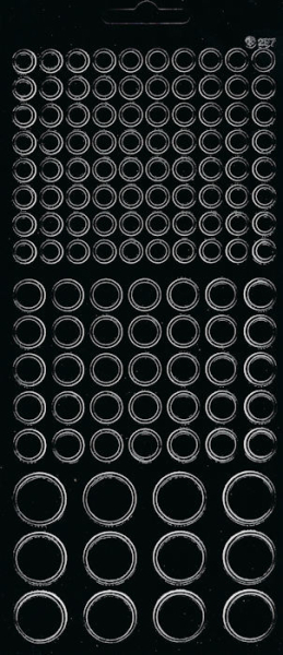 Sticker Kreise & Ringe - schwarz