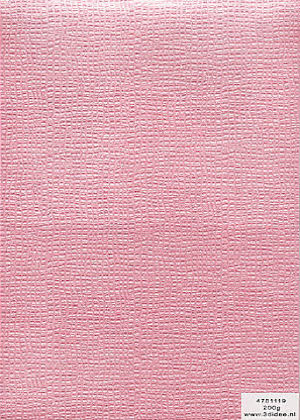 Perlmuttkarton "Juteoptik" - rosa
