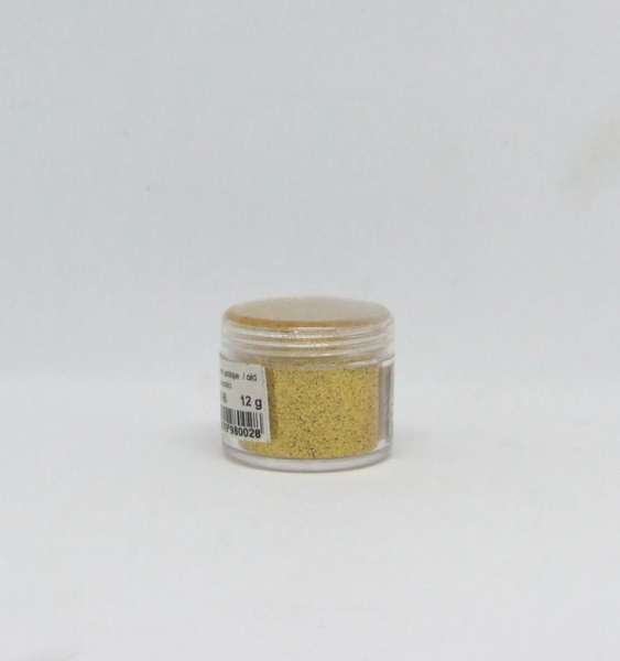 Brillant Glitter/Polyester Glitter in Dose - altgold