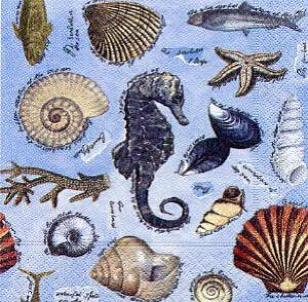 Cocktailserviette In the sea