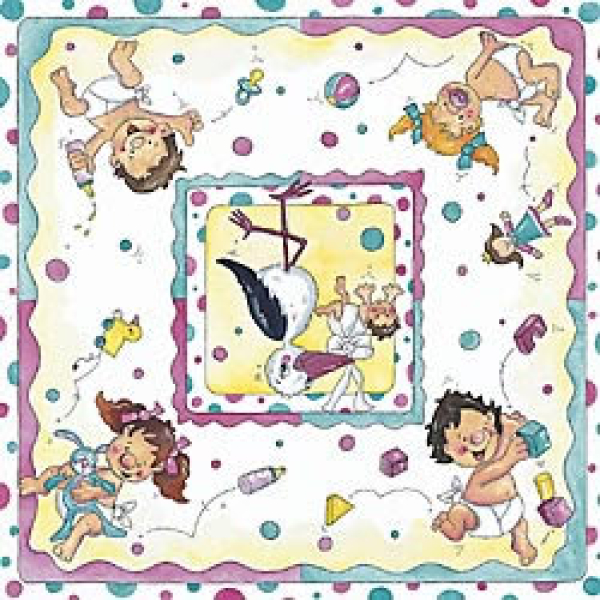 Serviette Little Baby - Vielseidig Verlag