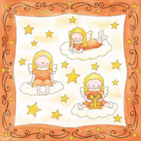 Serviette Himmliche Engelchen