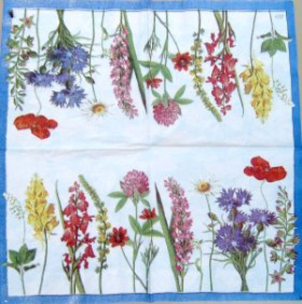 Serviette Midsummer white