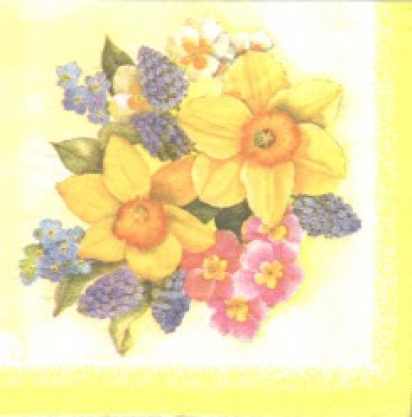 Serviette Vanessa gelb