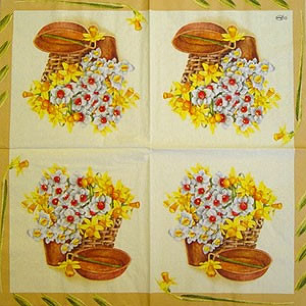 Servietten Narcissus creme