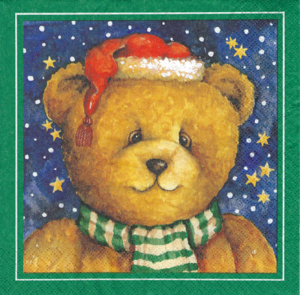 Serviette Nikolaus-Bär