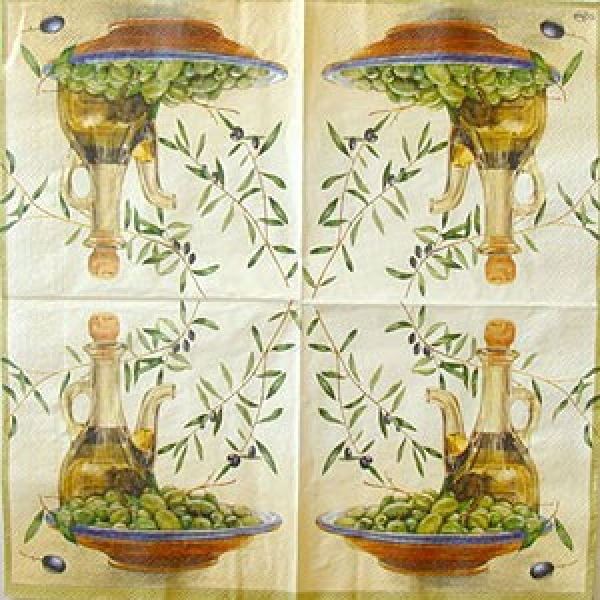 Servietten Olive oil creme
