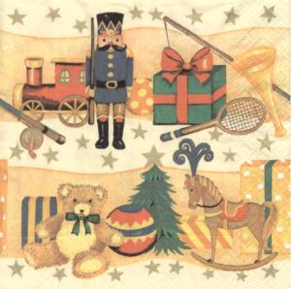 Servietten Weihnacht cream