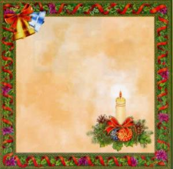 Servietten decorated frame - green