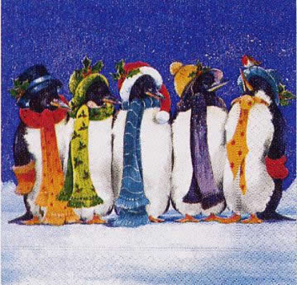 Servietten Penguins