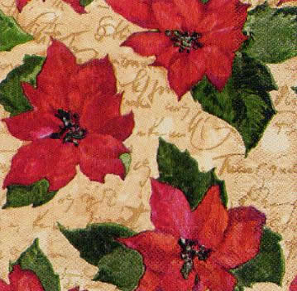 Servietten Poinsettia