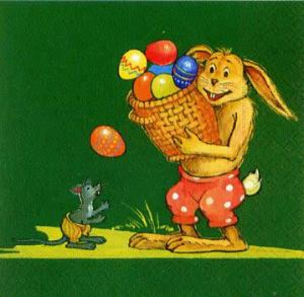 Servietten Falling eggs