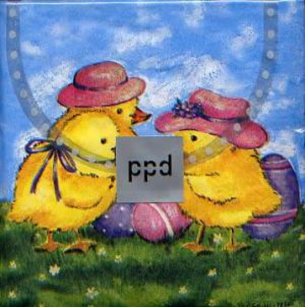 Servietten Easter Chicks