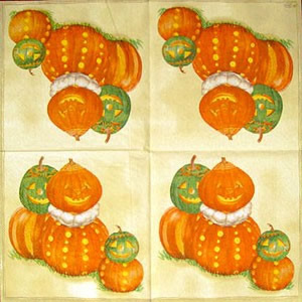 Servietten Pumpkin Familiy