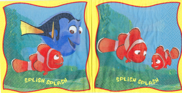Motivserviette Findet Nemo