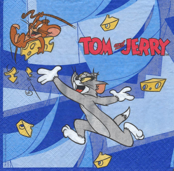 Motivserviette Tom & Jerry - Slapstick