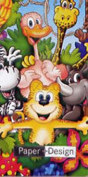 Taschentuch Jungle party   1 Stück - 4-lagig