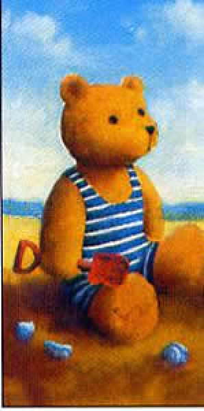 Taschentuch Beach Bear   1 Stück - 4-lagig