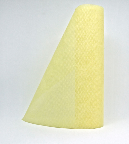 Tischvlies/-band 25 cm - zitronengelb - 1 Meter