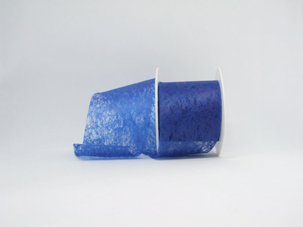 Vliesband 60 mm - blau - 1 Meter