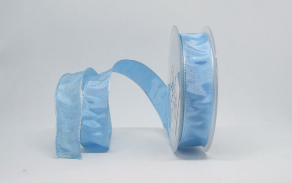 Uniband 25mm - pastellblau - 1 Meter