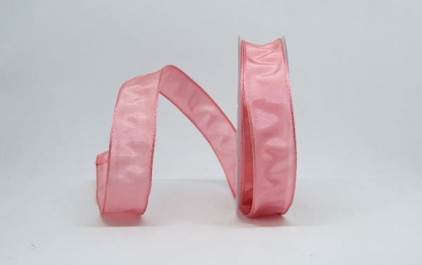 Uniband 25mm - pastellrosa/babyrosa - 1 Meter