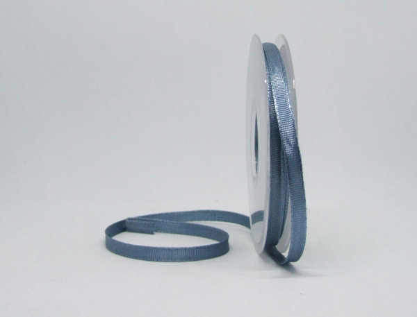Uniband 7mm - graublau - 1 Meter