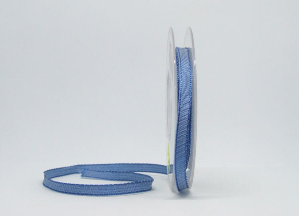 Uniband 7 mm - jeansblau - 1 Meter