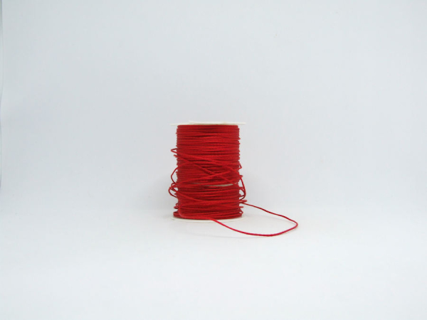 Kordel biegsam - rot - 1 Meter