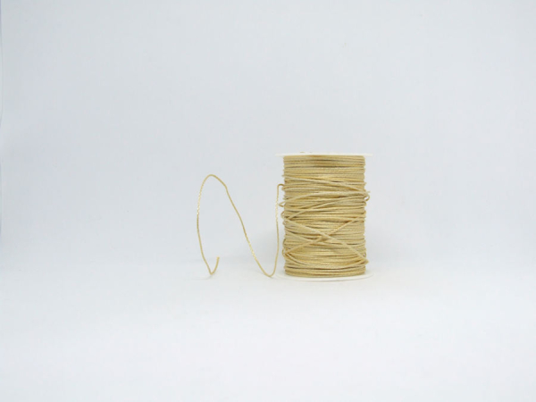 Kordel biegsam - goldgelb - 1 Meter