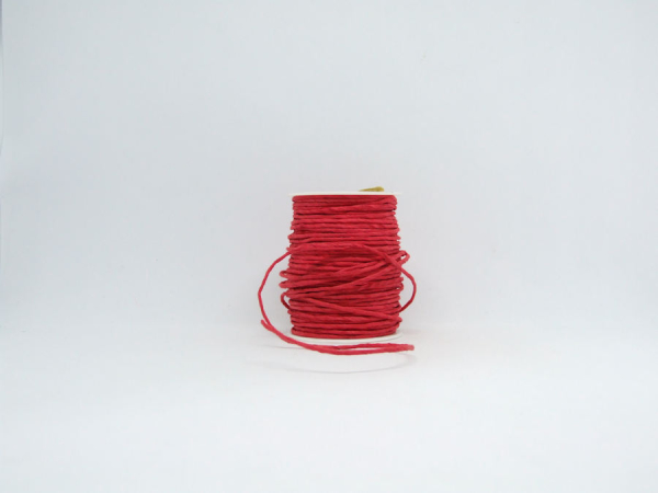 Papierkordel rot - 1 Meter
