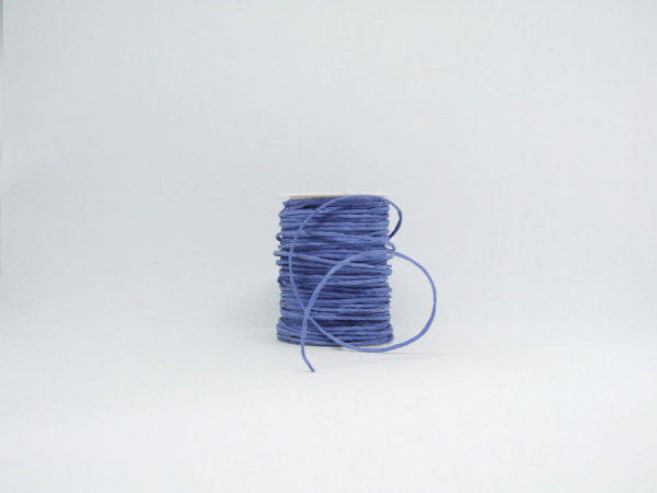 Papierkordel blau - 1 Meter