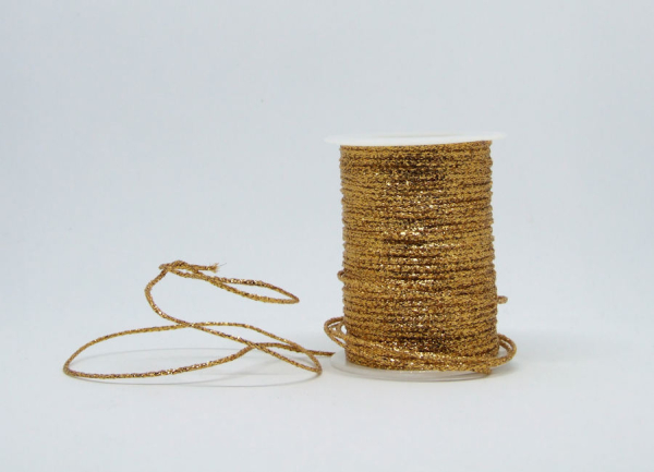 Goldkordel biegbar - 1 Meter