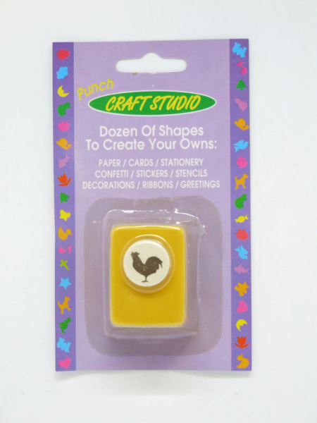 Motivlocher "klein" - Hahn