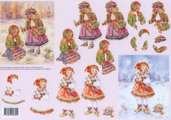 3D Bogen - A4Paintbox Poppets Nr. 13