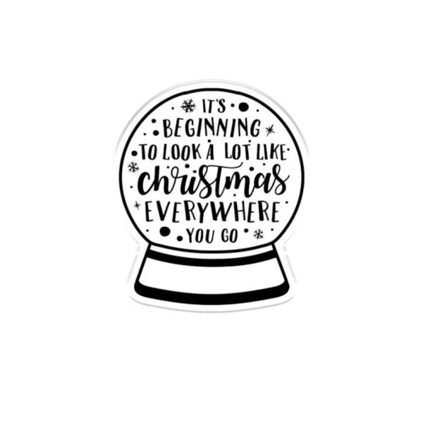 Clear Stamp - It´s beginning to look a lot like christmas