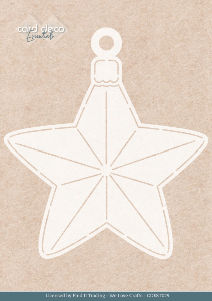 Kartenschablone Stern