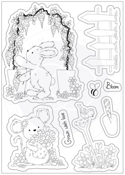 Clear Stamp - Cottage Garden - Green Fingers