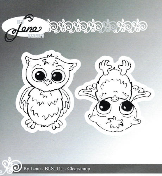 Clear Stamp - By Lene - Zwei Eulen