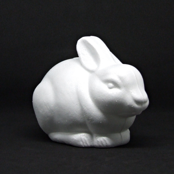 Styropor Hase sitzend