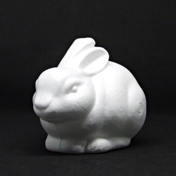 Styropor Hase sitzend