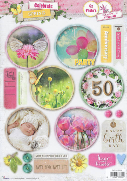 Stanzbogen - Studio Light - Celebrate Spring - Nr. 559
