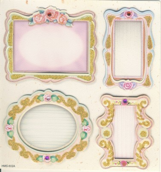 3-D Sticker / Embellishments   Rahmen, 4tlg.