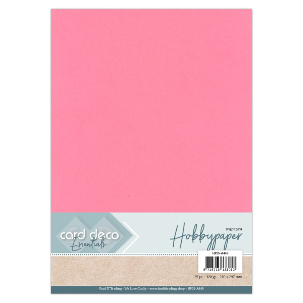 Tonpapier DIN A4 - 49 bright pink