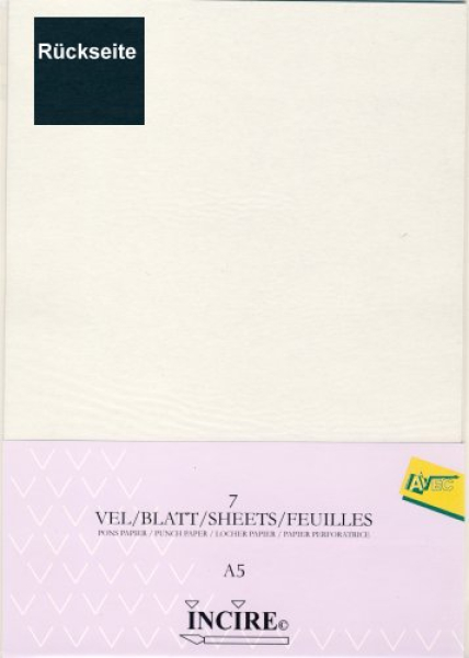 Incire-Papier/Duokarton - schwarz/weiß