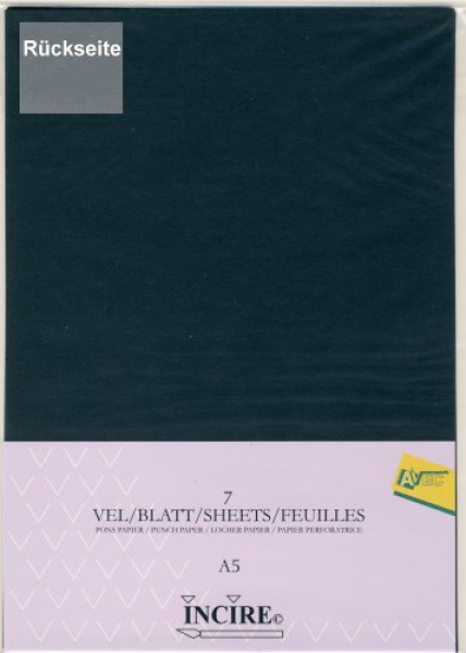 Incire-Papier/Duokarton - schwarz/grau