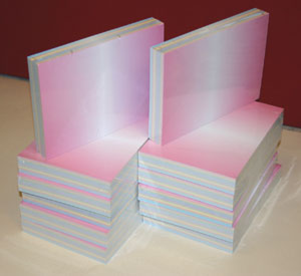 Shadow-Farbverlauf Kartenkarton A5 - 100 Bogen - 10fach sort.