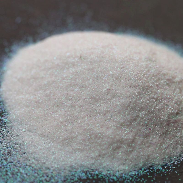 Mikrofeines Glitzerpuder weiß