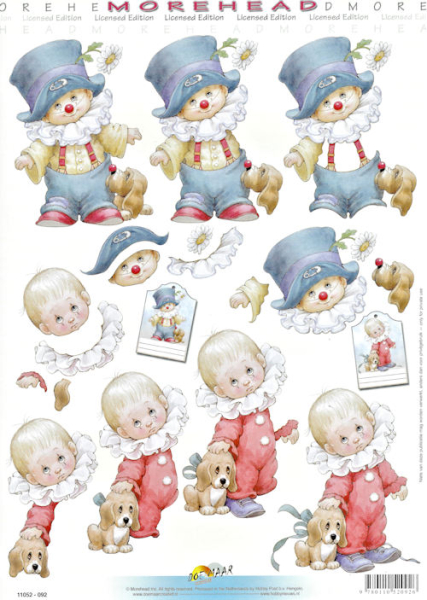 3D Bogen Morehead Nr. 092 - Clown